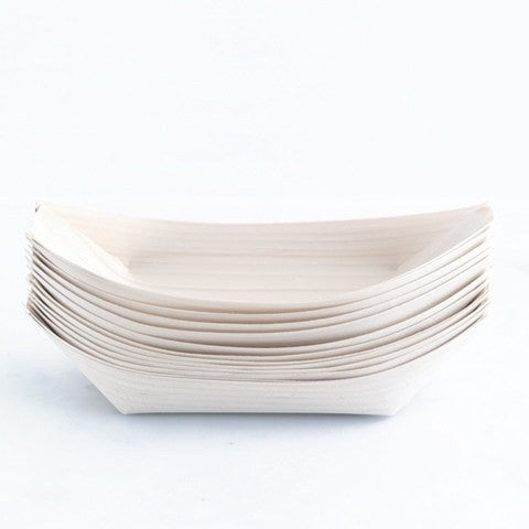 Barquitas de madera / 10 uds. - La Fiesta de Olivia