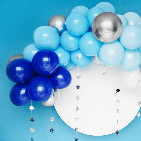 Kit DIY guirnalda globos azul
