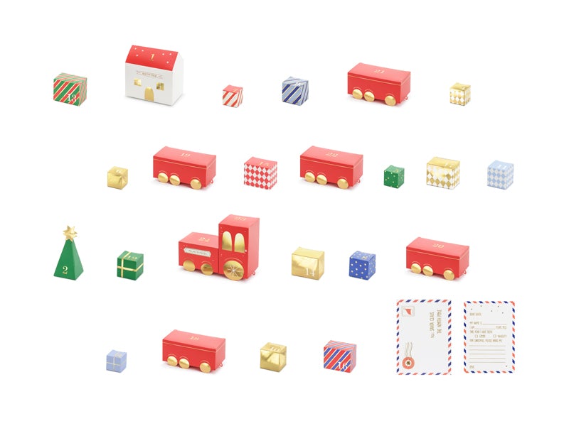 Calendario de Adviento Tren de Navidad DIY