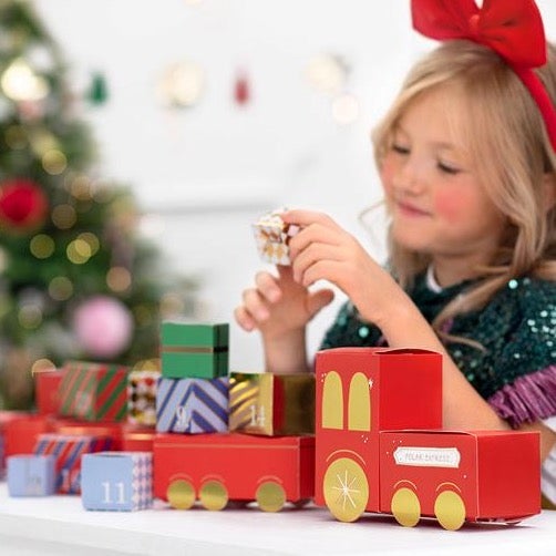 Calendario de Adviento Tren de Navidad DIY