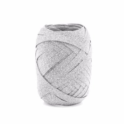 Cinta plateada glitter
