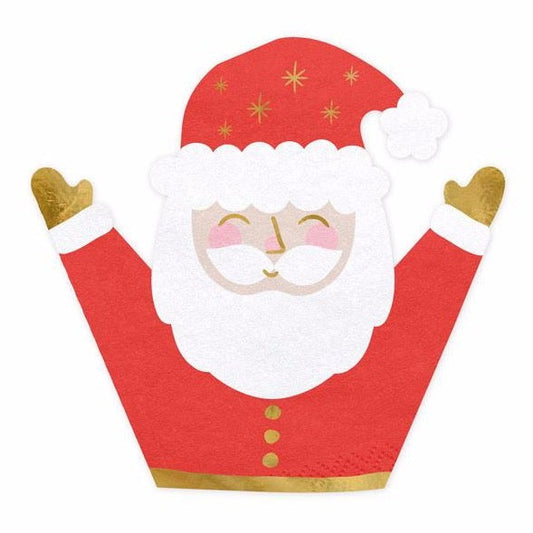 Servilletas Navidad Happy Santa / 20 uds.