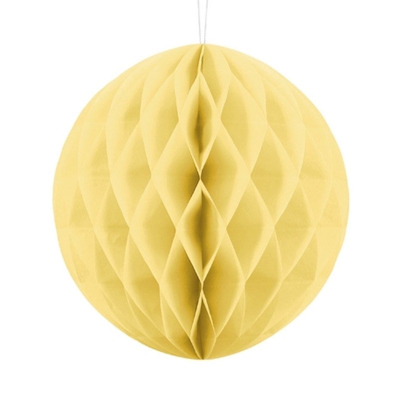 Bola nido de abeja amarillo