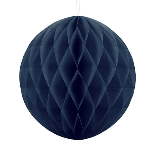 Bola nido de abeja azul marino