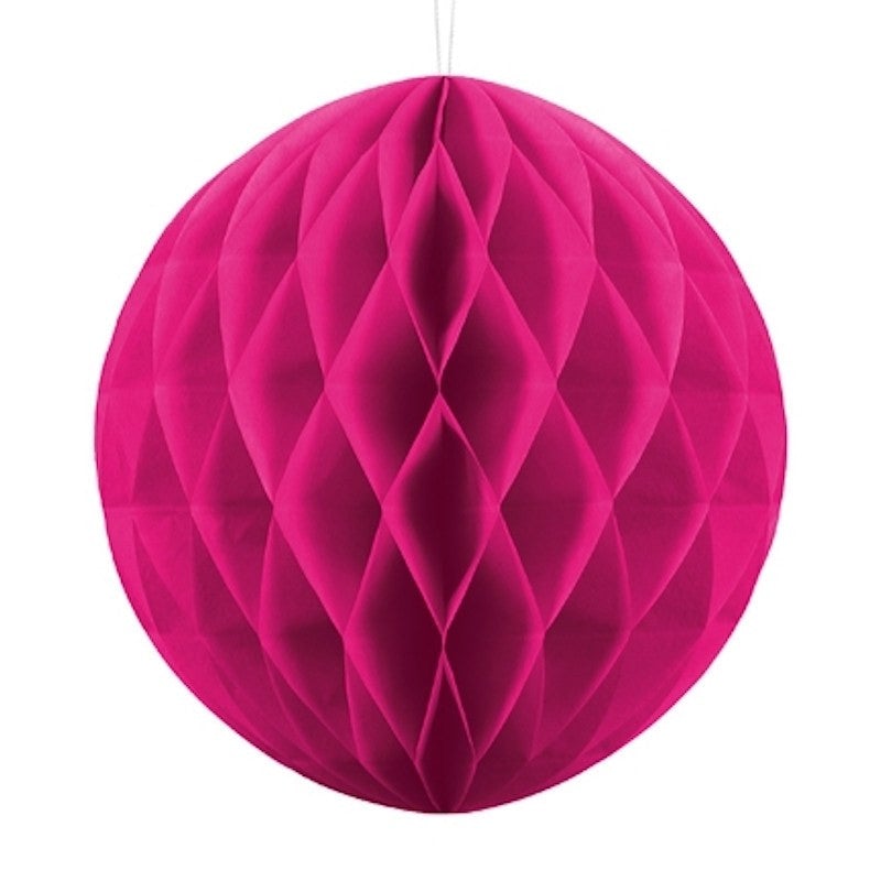 Bola nido de abeja fucsia