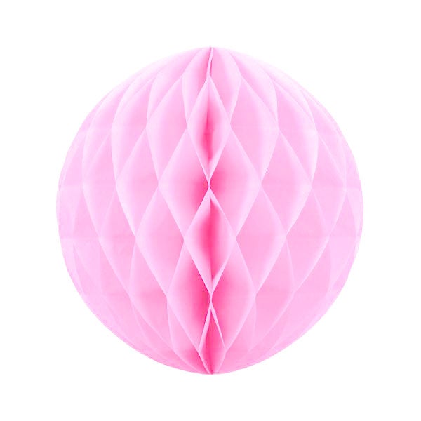 Bola nido de abeja rosa