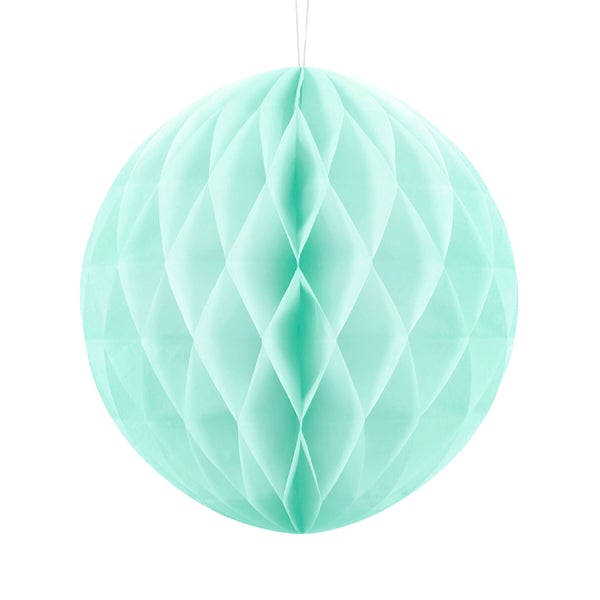 Bola nido de abeja verde Mint claro