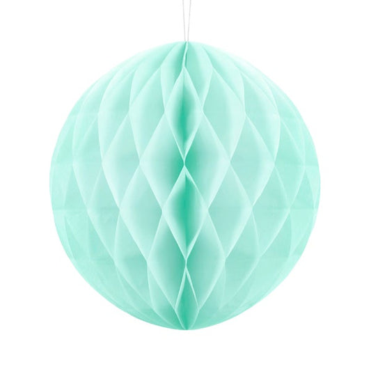 Bola nido de abeja verde Mint claro