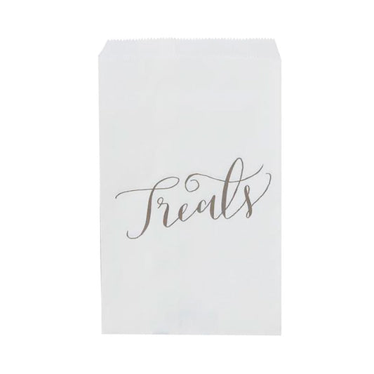 Bolsas papel Treats dorado / 20 uds.