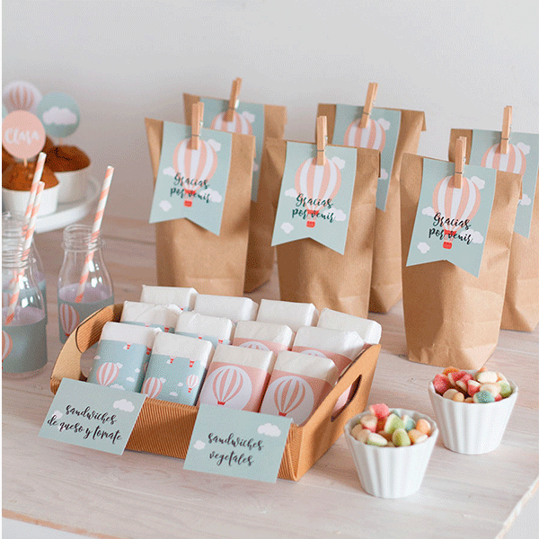 Pack imprimible globo aerostático