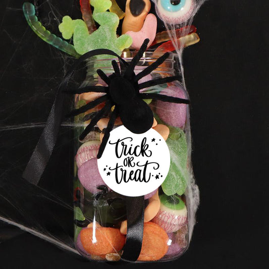 Bote XL Trick or Treat Halloween araña