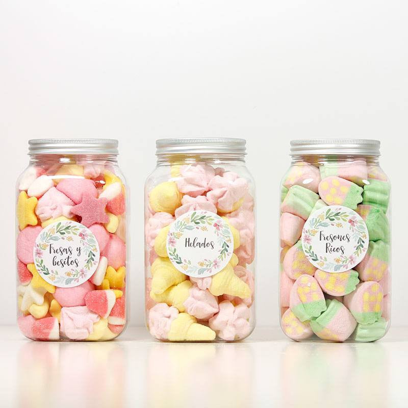 Bote XL Mix golosinas rosa - La Fiesta de Olivia - 3