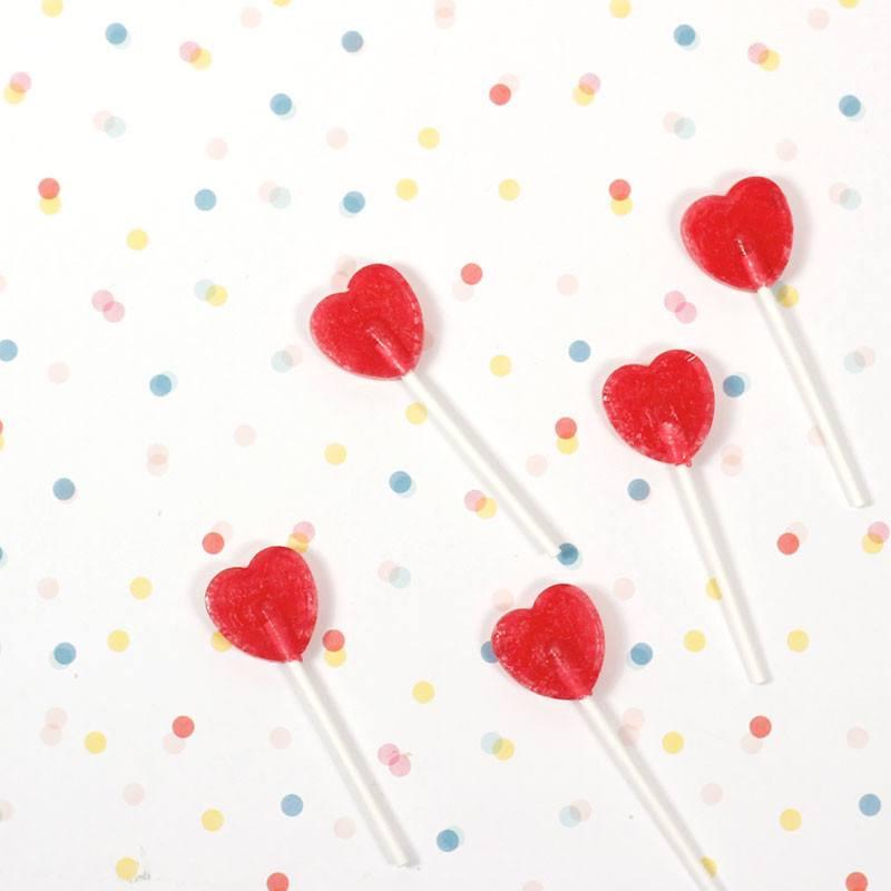 Bote L piruletas corazón personalizado - La Fiesta de Olivia - 3