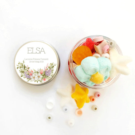 Bote etiqueta Spring personalizada / 6 uds.