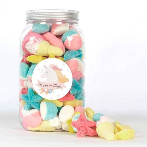 Bote mix golosinas unicornio