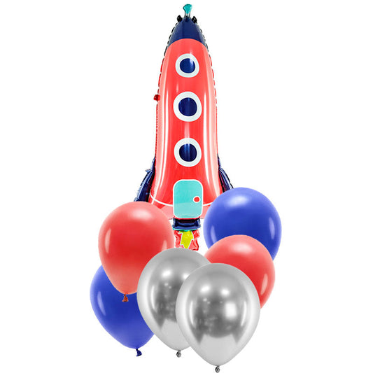 Bouquet globos SPACE hinchados con helio <br> (solo Barcelona)