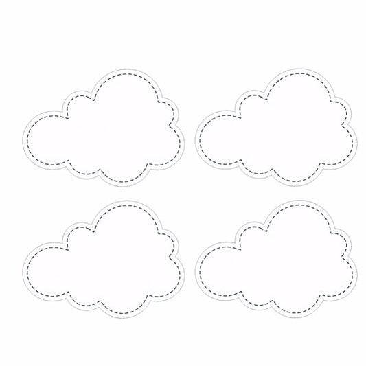 Etiqueta nube para bote