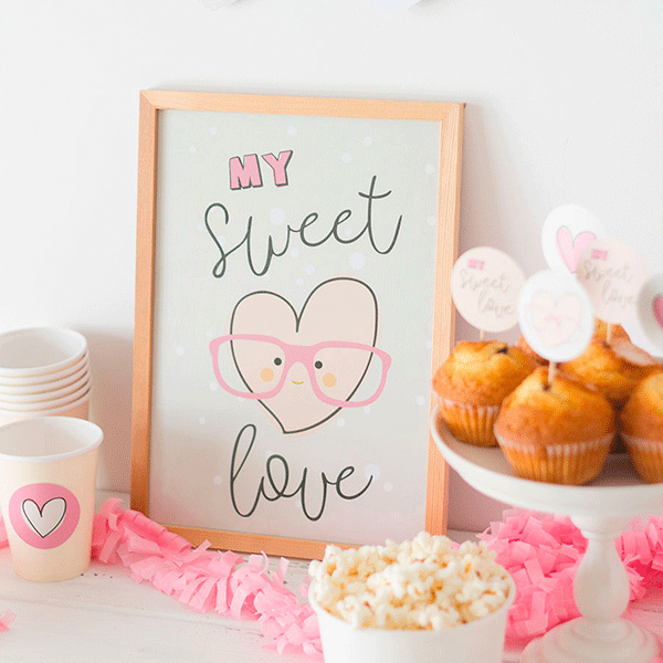 Pack imprimible Sweet Love