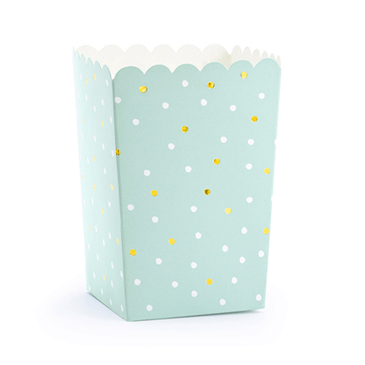 Caja palomitas mint topo dorado / 6 uds.