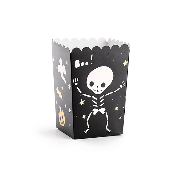 Cajas palomitas Boo Halloween / 6 uds.
