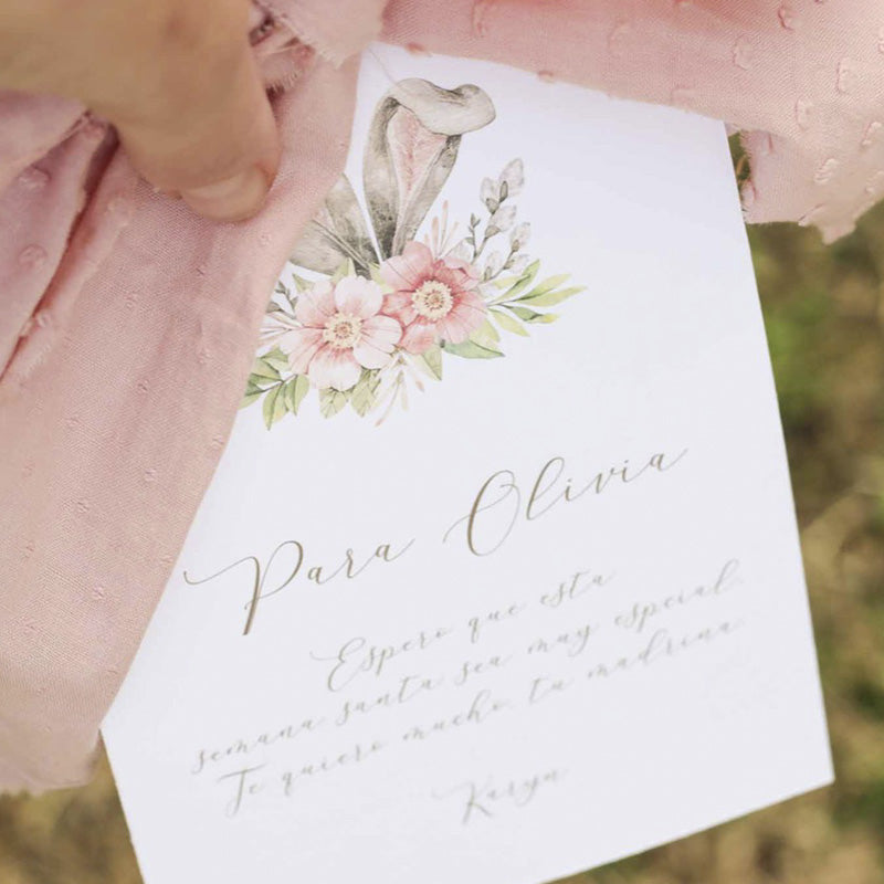 PREVENTA / Cajita Semana Santa TESOROS CONEJITO