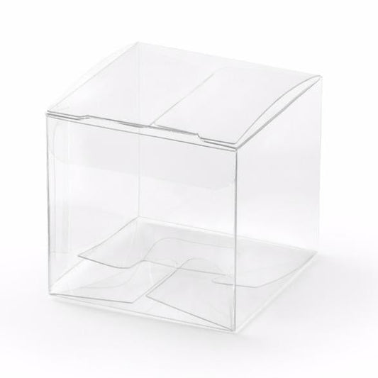 Cajita detalle transparente / 10 uds.
