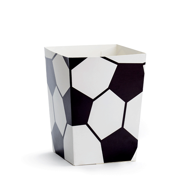 Cajas palomitas fútbol / 6 uds.