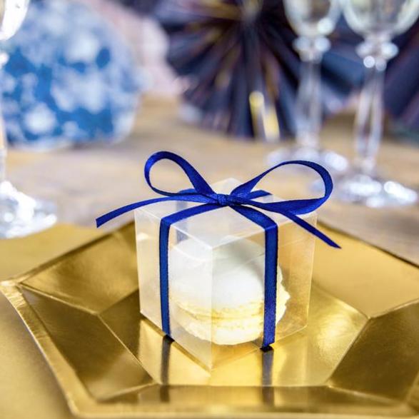 Cajita detalle transparente / 10 uds.