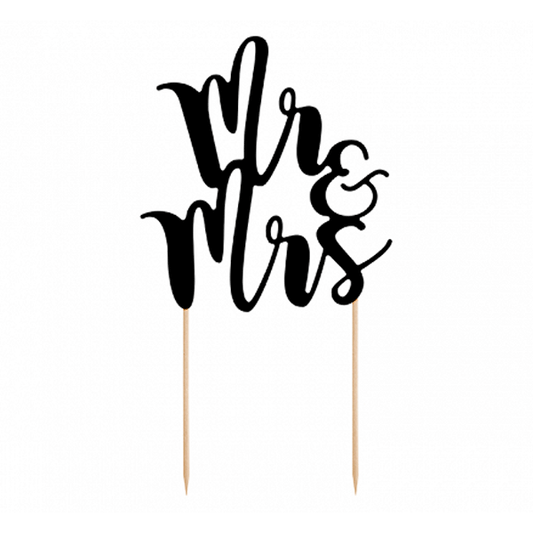Topper pastel Mr & Mrs negro