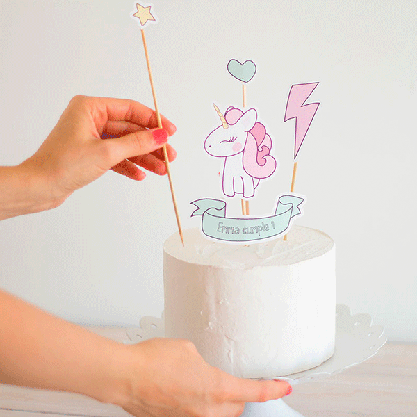 Pack imprimible baby unicorn