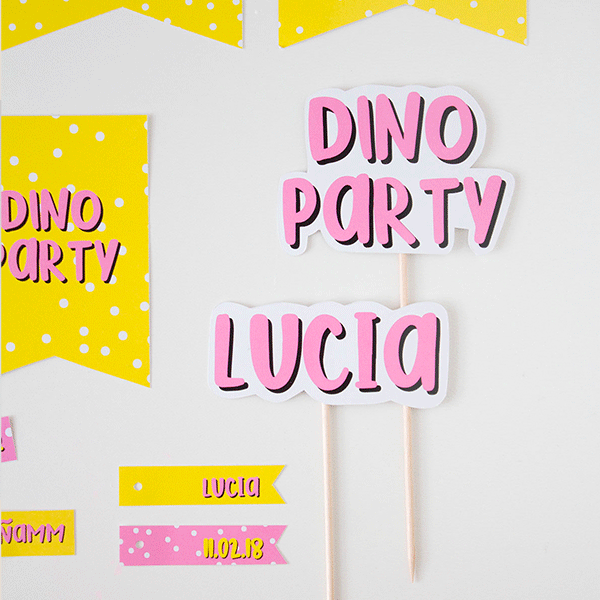 Pack imprimible Confetti neon