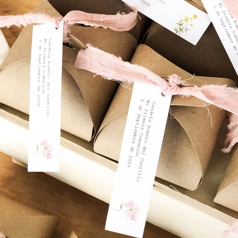 Kit candy bar segura Inicial en flor
