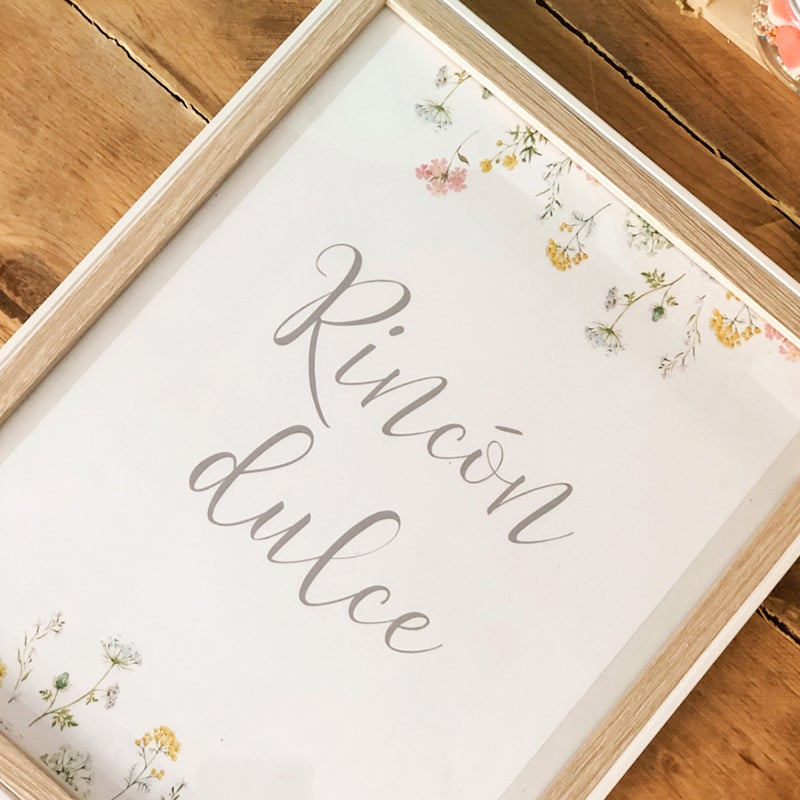 Kit candy bar segura Inicial en flor