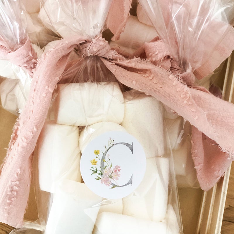 Kit candy bar segura Inicial en flor