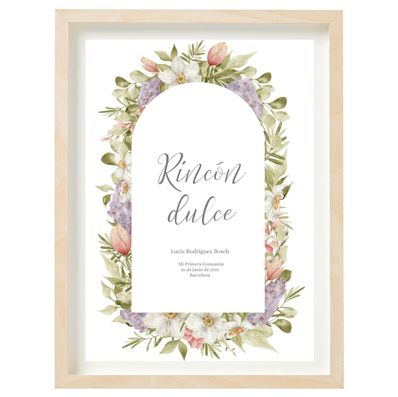 Cartel Rincón dulce personalizado Spring