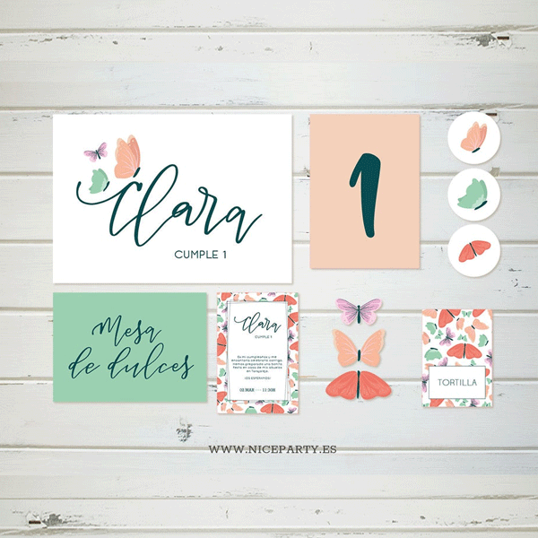 Pack imprimible Mariposas de primavera