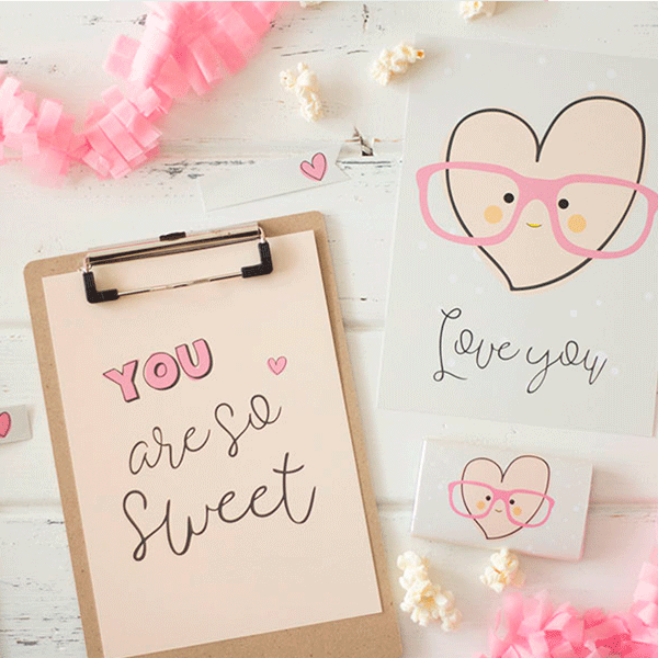 Pack imprimible Sweet Love