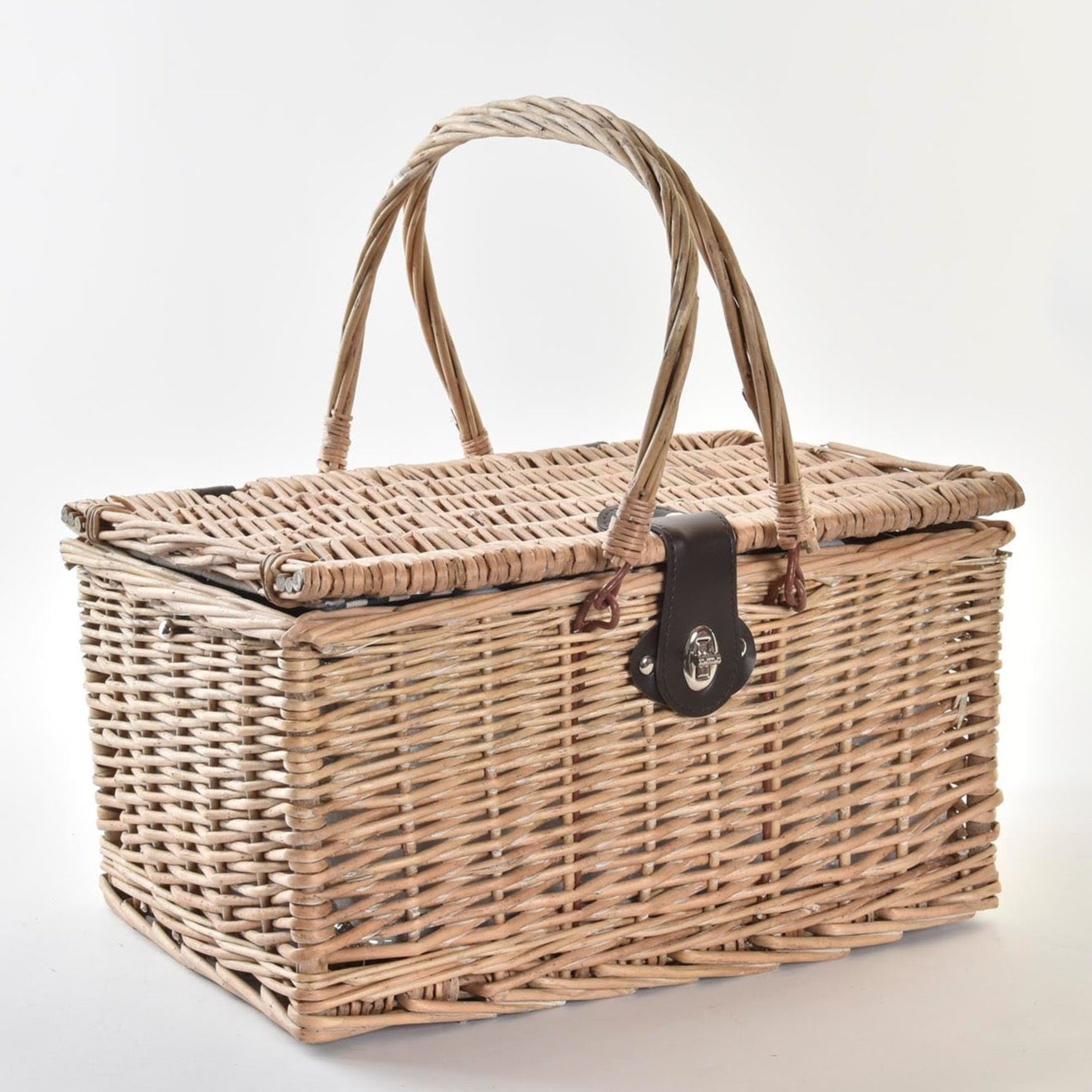 Cesta picnic de mimbre completa 4 pax.