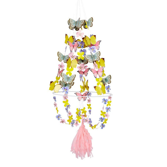 Chandelier mariposas y tassel