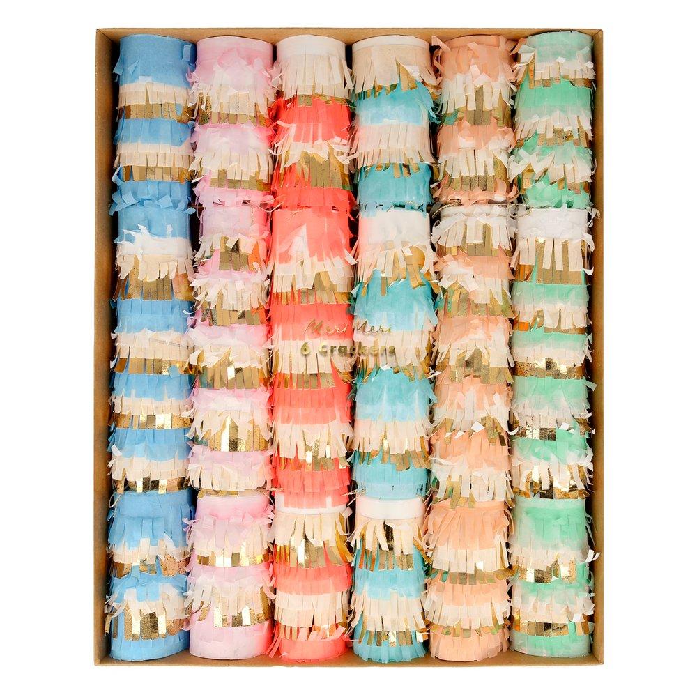 Crackers pastel fringe M