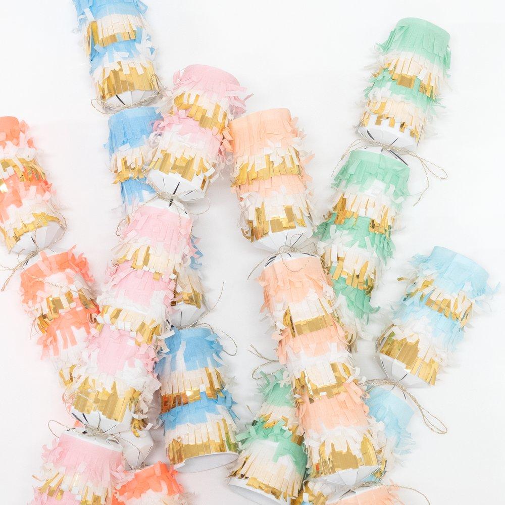 Crackers pastel fringe M