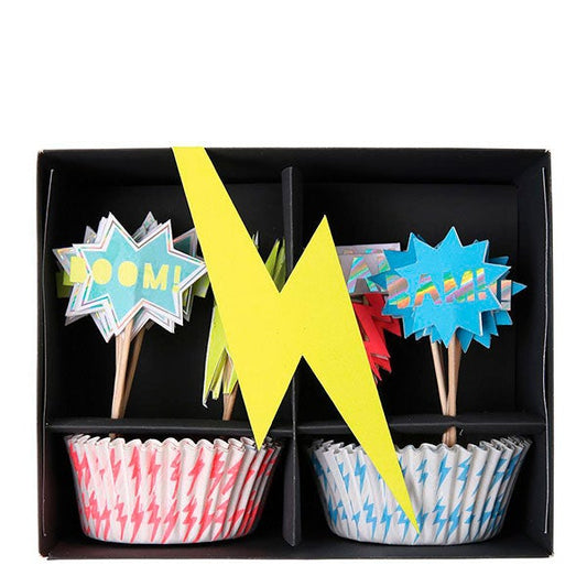Cupcake kit superhéroe WOW