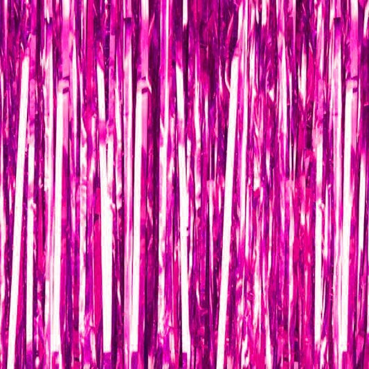Fondo photocall cortina Foil fucsia