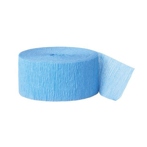 Cinta papel Crepé Celeste / 23 mts. - La Fiesta de Olivia