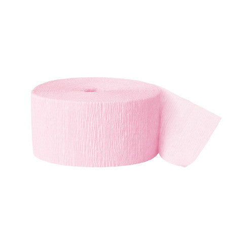 Cinta papel Crepé Rosa claro / 23 mts. - La Fiesta de Olivia - 1