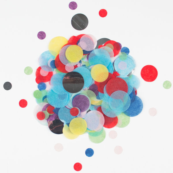 Confetti papel de seda Multicolor