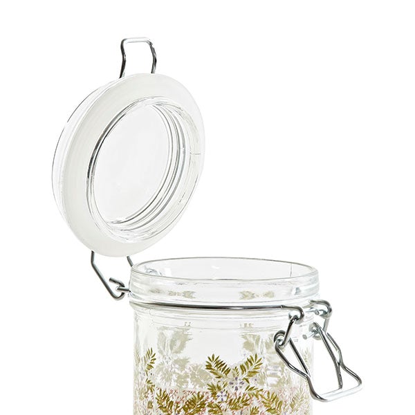 Botecito cristal S con cierre hermético flores silvestres