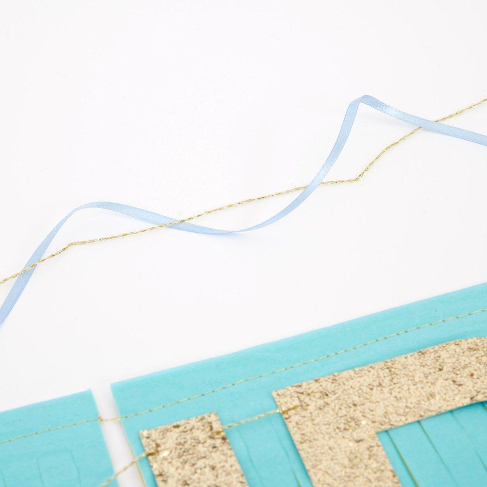 Guirnalda Happy Birthday flecos Rainbow ECO