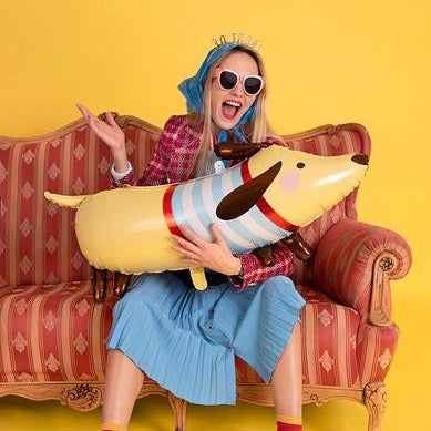 Globo foil perro Dachshund