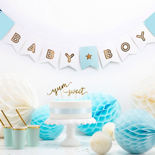 Guirnalda banderines Baby Boy basic